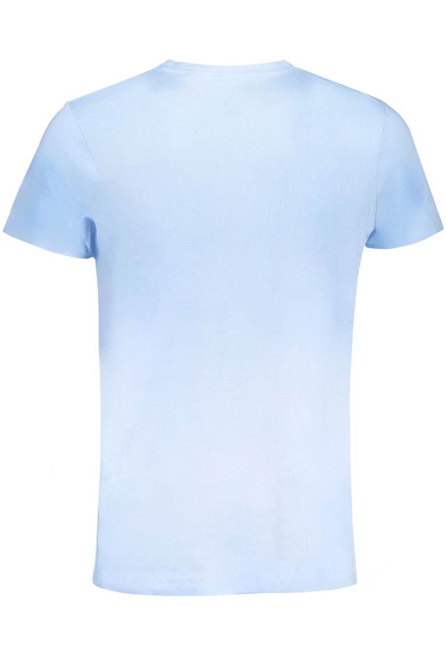 9615GIAN MARCO VENTURI T-SHIRT MANICHE CORTE UOMO AZZURRO