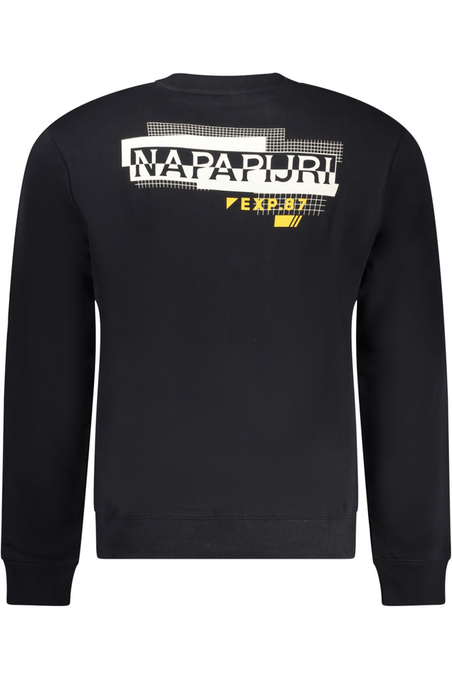 10359NAPAPIJRI FELPA SENZA ZIP UOMO NERO