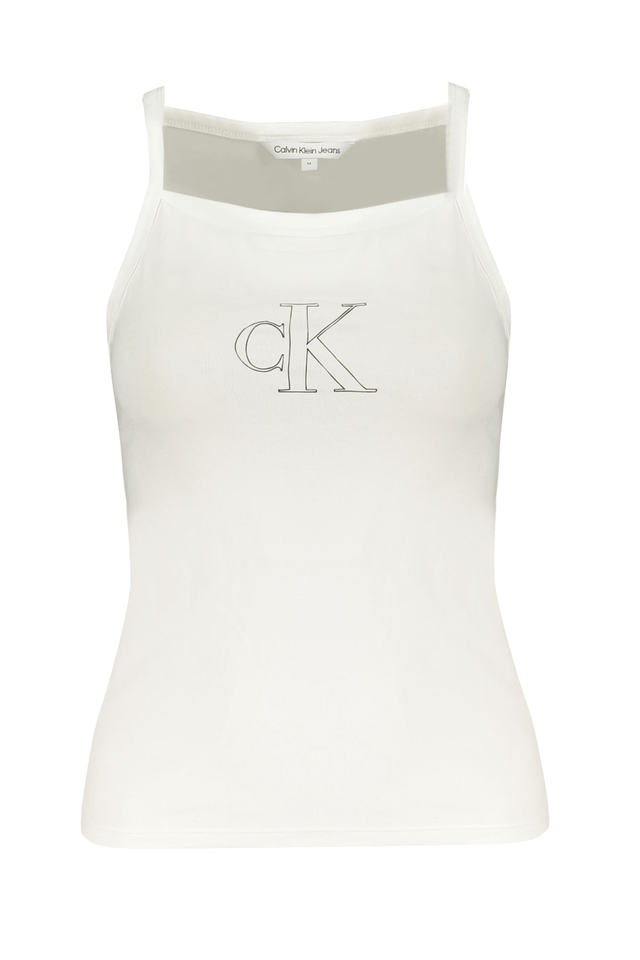 9783CALVIN KLEIN CANOTTA DONNA BIANCO