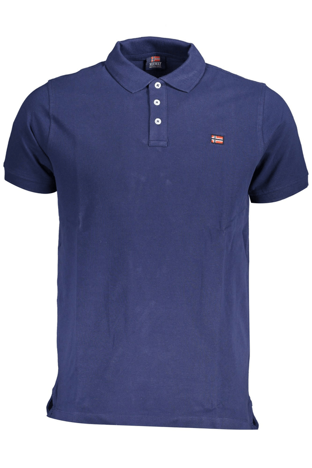 3929NORWAY 1963 POLO MANICHE CORTE UOMO BLU