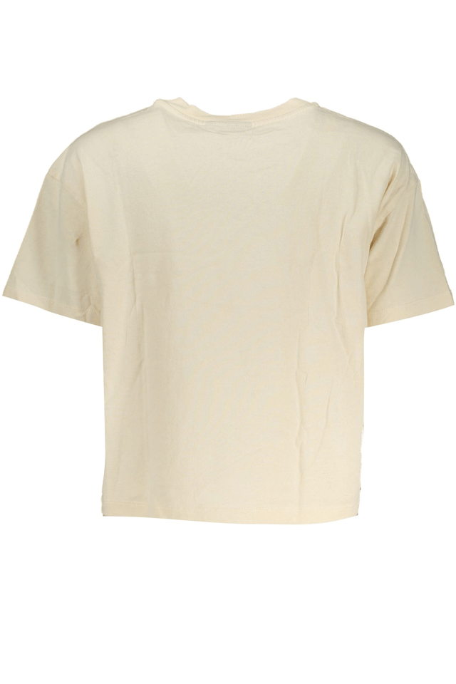 7714NAPAPIJRI T-SHIRT MANICHE CORTE DONNA BEIGE