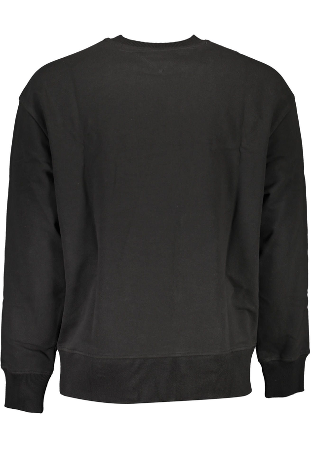 2563TOMMY HILFIGER FELPA SENZA ZIP UOMO NERO