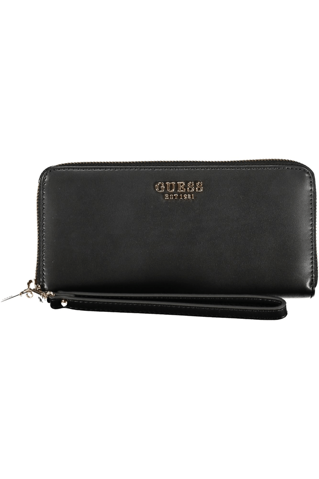 10442GUESS JEANS PORTAFOGLIO DONNA NERO