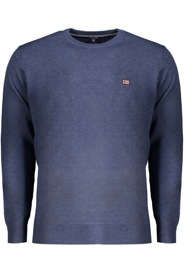 10287NORWAY 1963 MAGLIA UOMO BLU