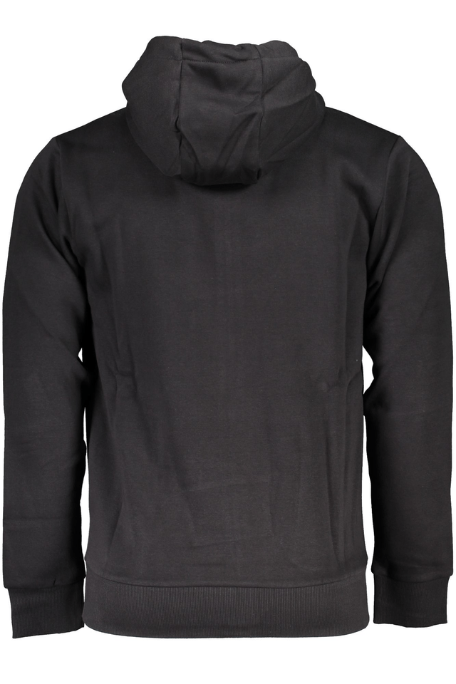 6626U.S. GRAND POLO FELPA CON ZIP UOMO NERO