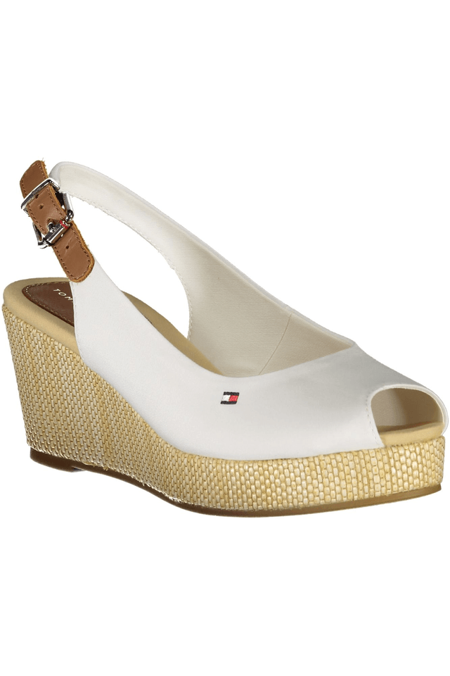 8064TOMMY HILFIGER CALZATURA SANDALO DONNA BIANCO