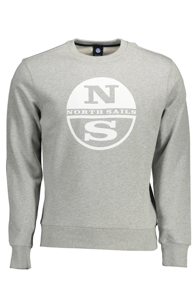 1691NORTH SAILS FELPA SENZA ZIP UOMO GRIGIO