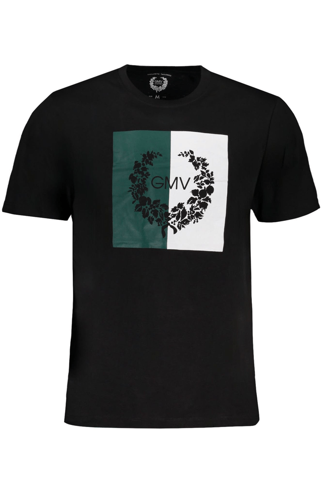 9557GIAN MARCO VENTURI T-SHIRT MANICHE CORTE UOMO NERO