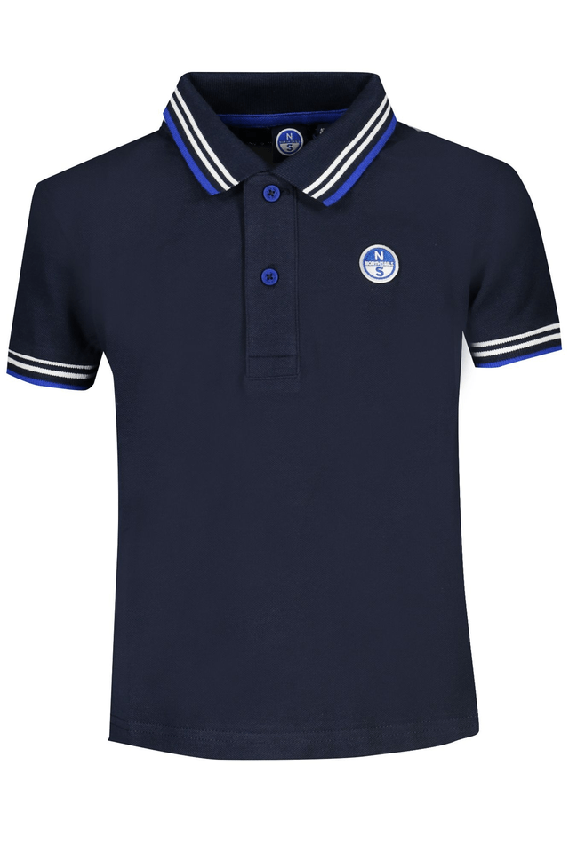 8392NORTH SAILS POLO MANICHE CORTE BAMBINO BLU