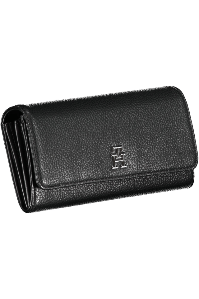 7308TOMMY HILFIGER PORTAFOGLIO DONNA NERO
