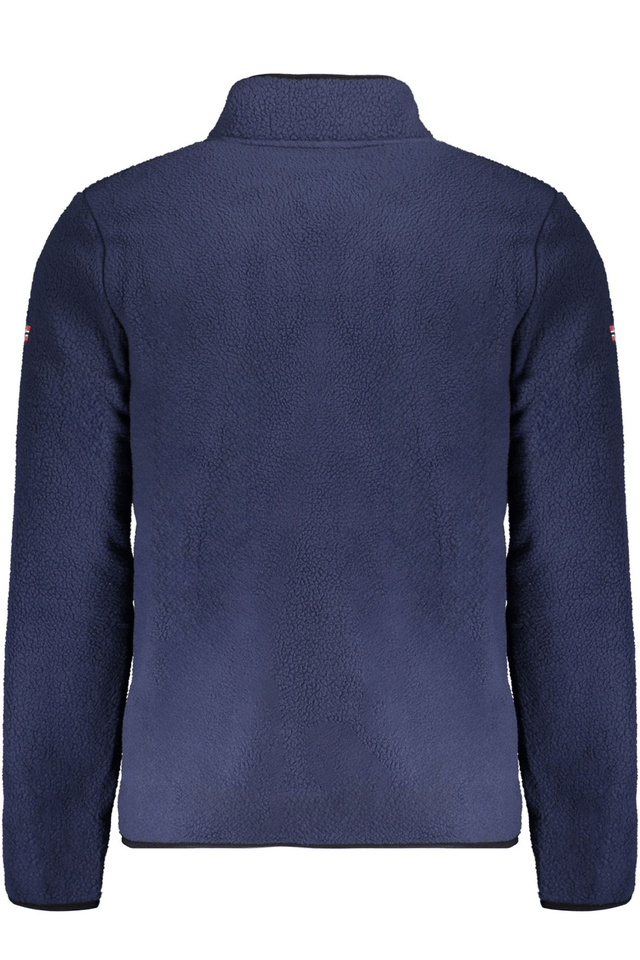 10056NORWAY 1963 FELPA CON ZIP UOMO BLU