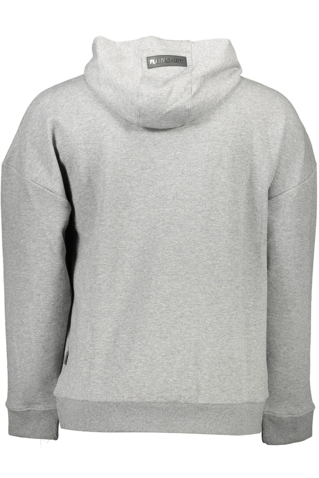1293PLEIN SPORT FELPA SENZA ZIP UOMO GRIGIO