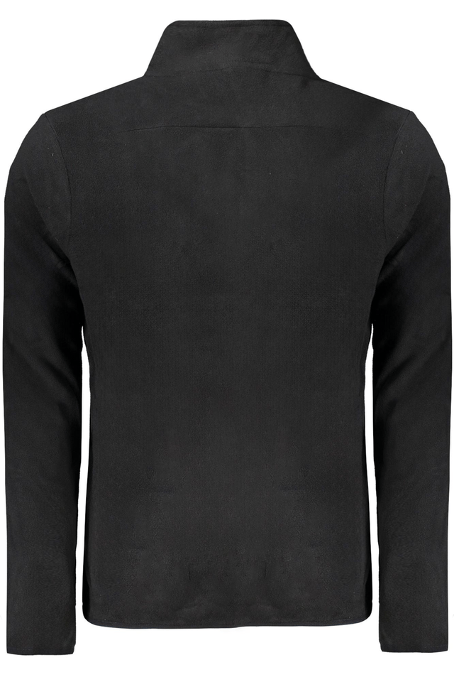 10192NORWAY 1963 FELPA CON ZIP UOMO NERO