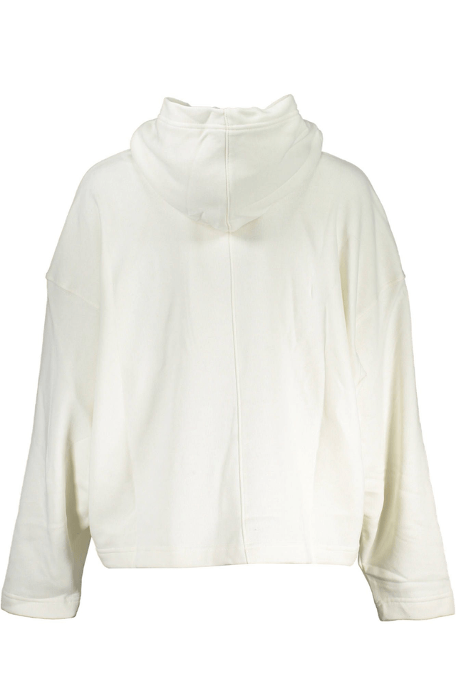 4635CALVIN KLEIN FELPA SENZA ZIP DONNA BIANCO