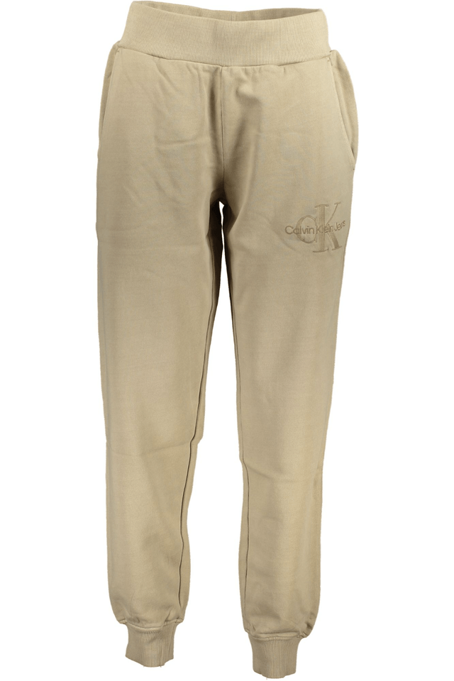 5872CALVIN KLEIN PANTALONE DONNA BEIGE