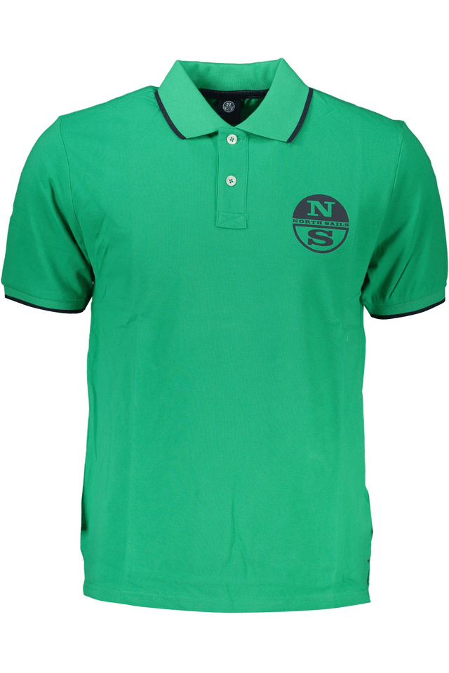 7115NORTH SAILS POLO MANICHE CORTE UOMO VERDE