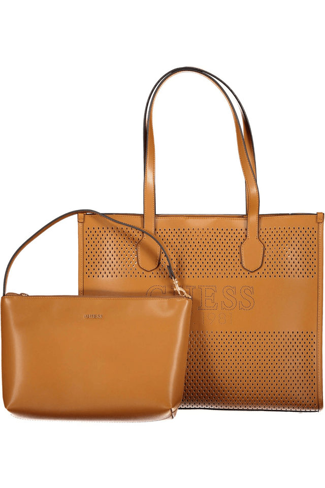 4238GUESS JEANS BORSA DONNA MARRONE