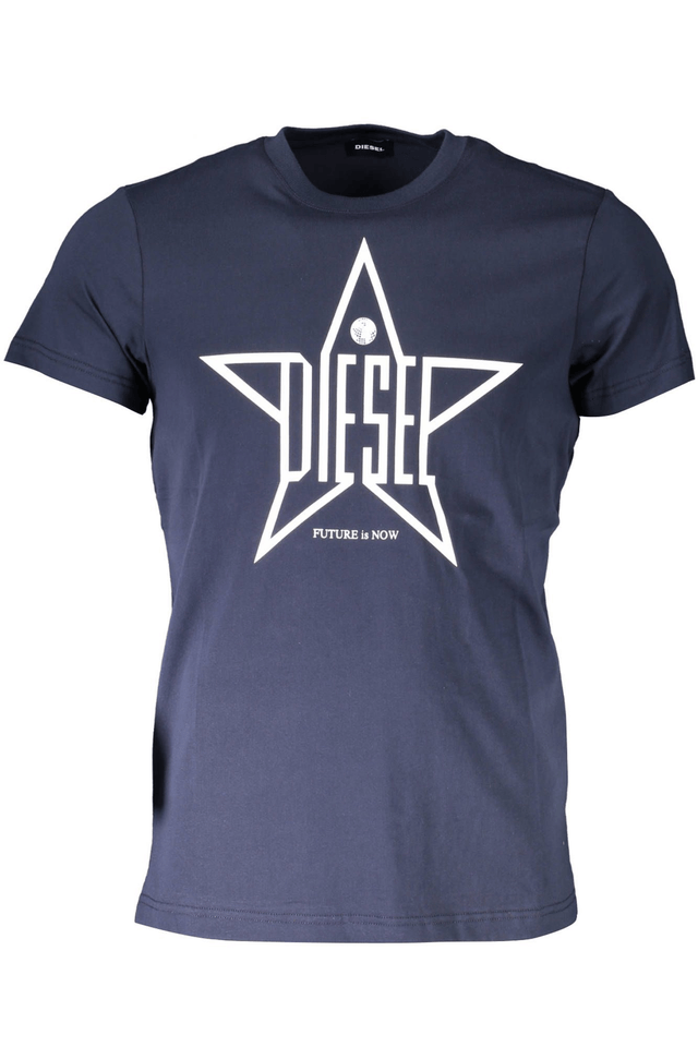 5458DIESEL T-SHIRT MANICHE CORTE UOMO BLU