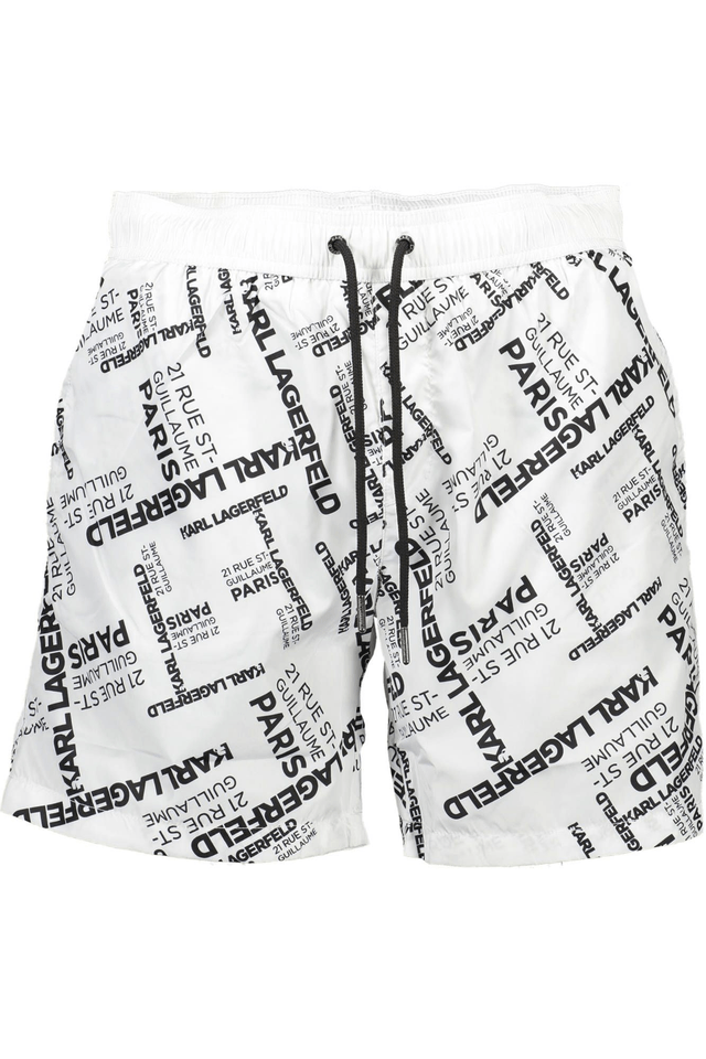 1249KARL LAGERFELD COSTUME PARTE SOTTO UOMO BIANCO