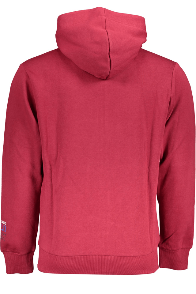 6073U.S. GRAND POLO FELPA CON ZIP UOMO ROSSO