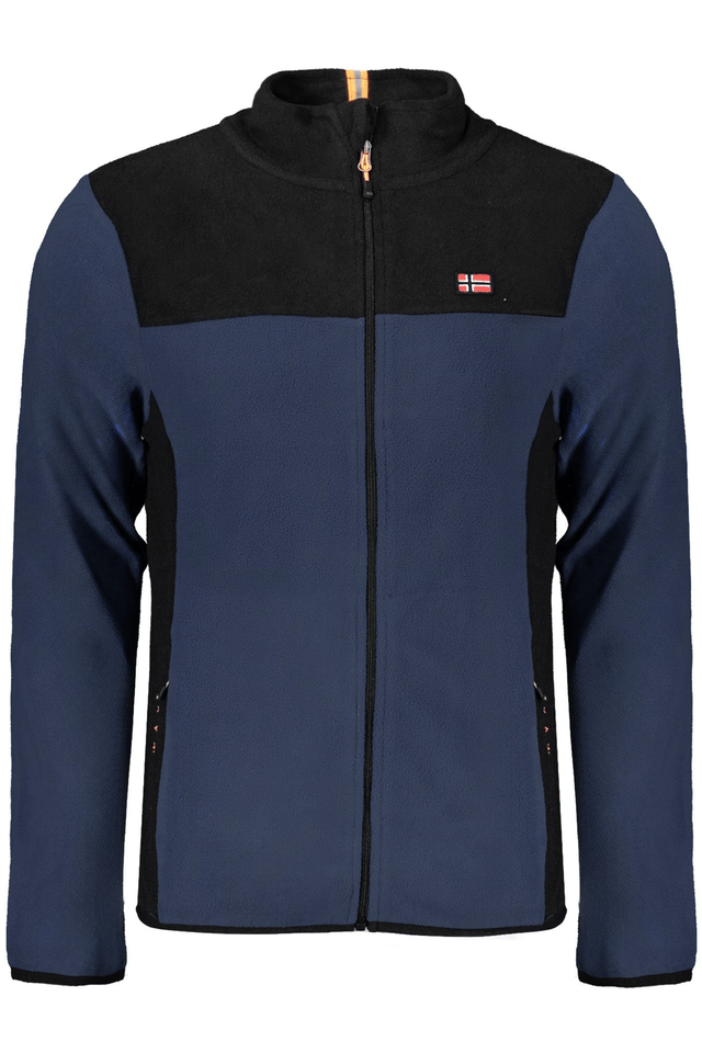 10177NORWAY 1963 FELPA CON ZIP UOMO BLU
