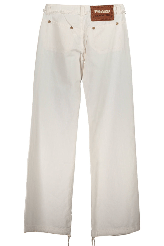 3254PHARD PANTALONE DONNA BIANCO