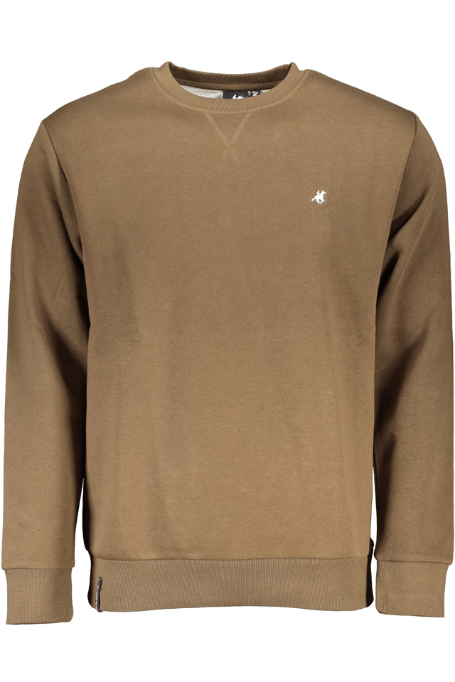 6599U.S. GRAND POLO FELPA SENZA ZIP UOMO MARRONE