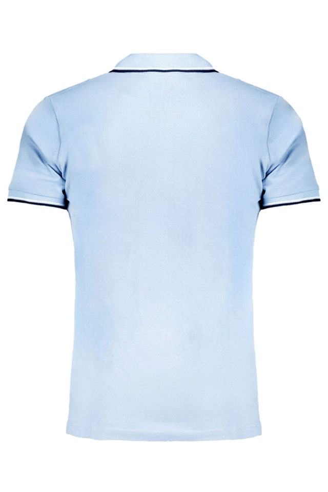9580GIAN MARCO VENTURI POLO MANICHE CORTE UOMO AZZURRO