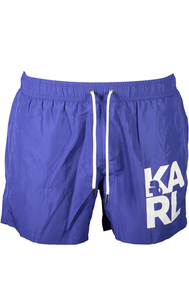 3531KARL LAGERFELD BEACHWEAR COSTUME PARTE SOTTO UOMO BLU