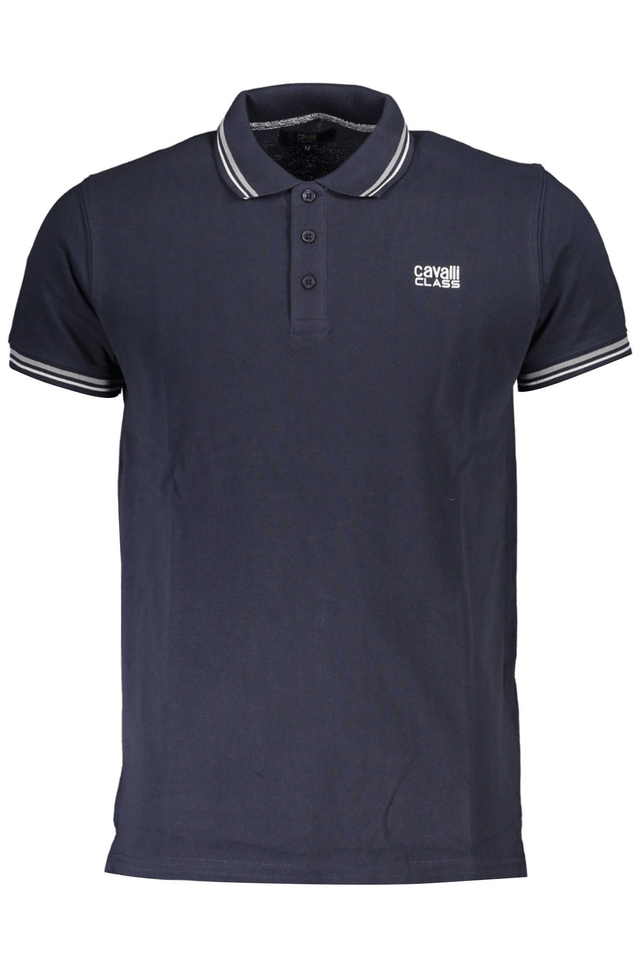 4558CAVALLI CLASS POLO MANICHE CORTE UOMO BLU