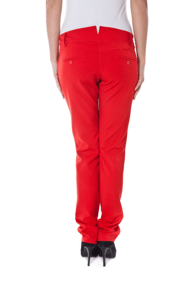 1027DENNY ROSE PANTALONE DONNA ROSSO
