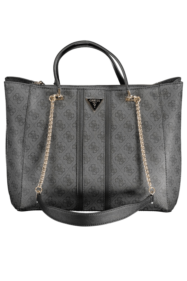 9677GUESS JEANS BORSA DONNA NERO