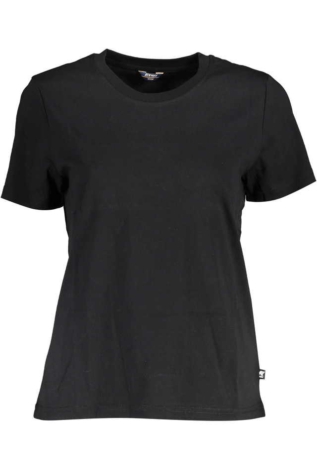 4495K-WAY T-SHIRT MANICHE CORTE DONNA NERO