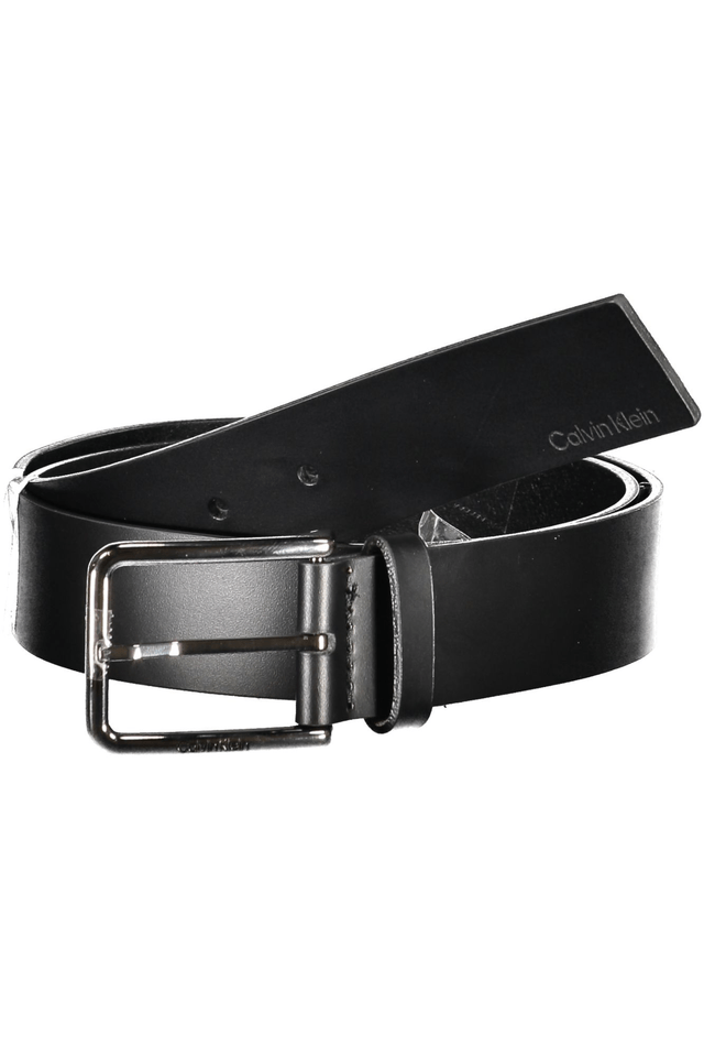 CALVIN KLEIN CINTURA IN PELLE UOMO NERO