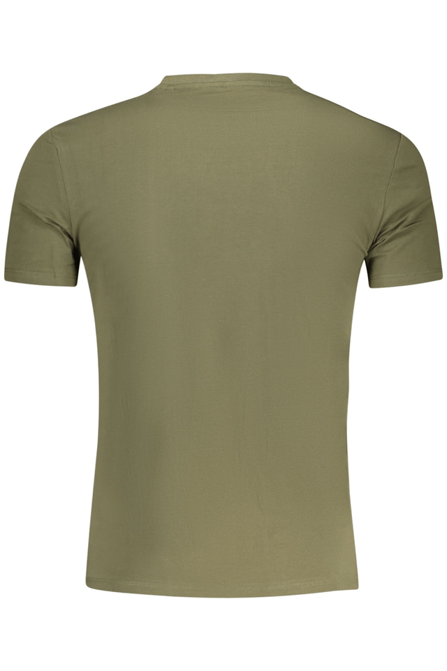 10571GUESS JEANS T-SHIRT MANICHE CORTE UOMO VERDE