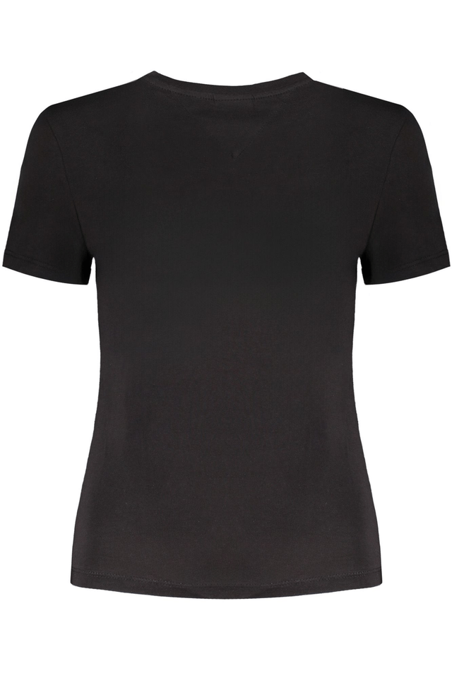 9830TOMMY HILFIGER T-SHIRT MANICHE CORTE DONNA NERO