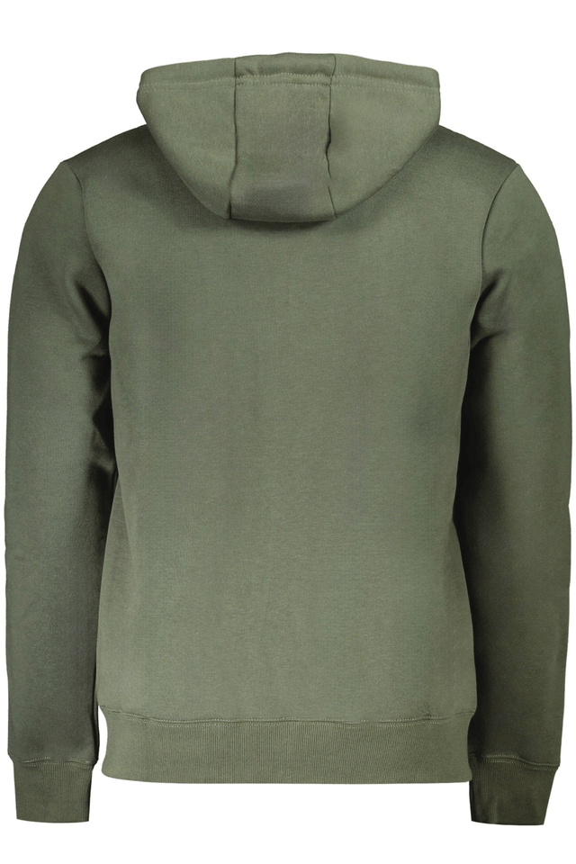 10136NORWAY 1963 FELPA SENZA ZIP UOMO VERDE