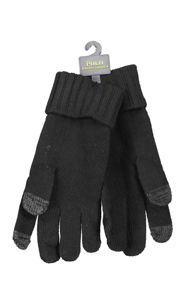 2290RALPH LAUREN GUANTI UOMO NERO