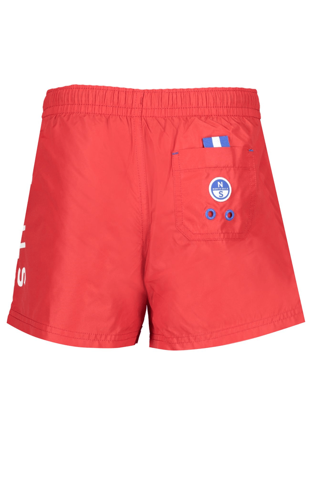 8611NORTH SAILS COSTUME PARTE SOTTO BAMBINO ROSSO