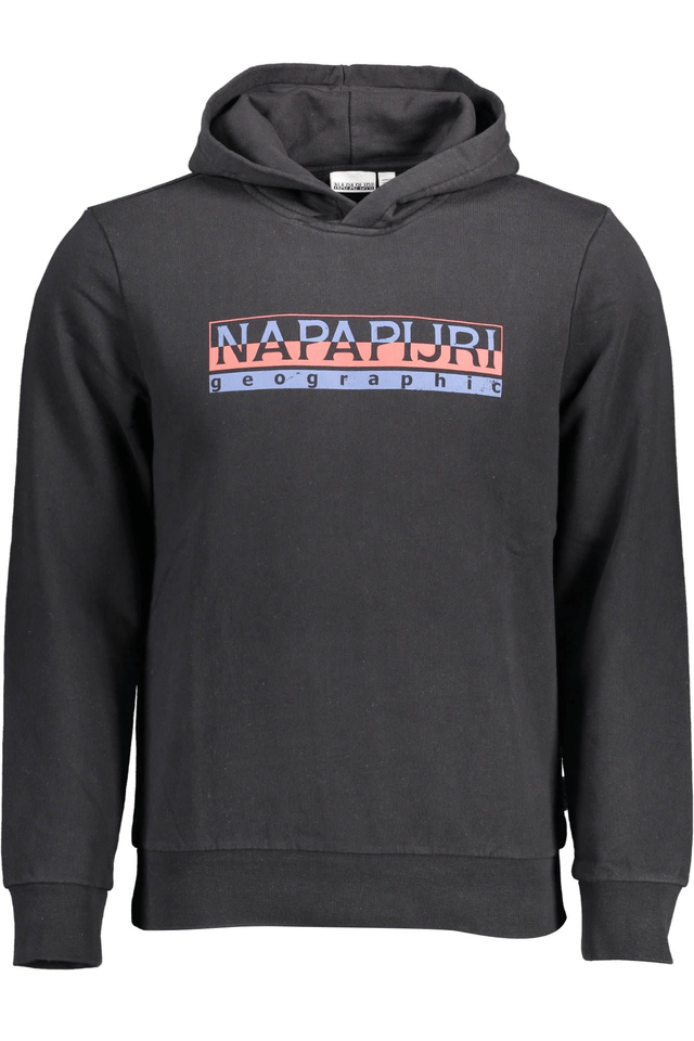 1560NAPAPIJRI FELPA SENZA ZIP UOMO NERO