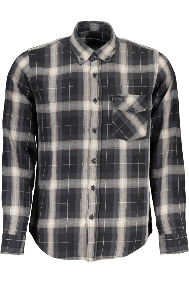 2529NORTH SAILS CAMICIA MANICHE LUNGHE UOMO NERO
