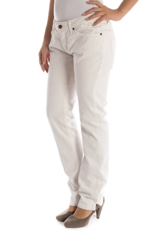 275UP STAR PANTALONE DONNA BIANCO