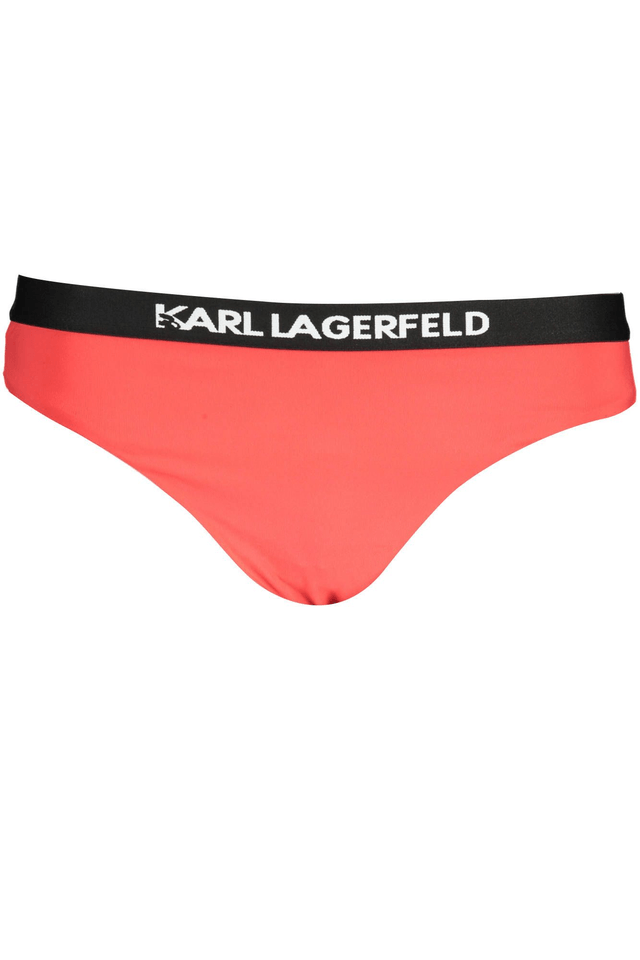 2955KARL LAGERFELD BEACHWEAR COSTUME PARTE SOTTO DONNA ROSSO
