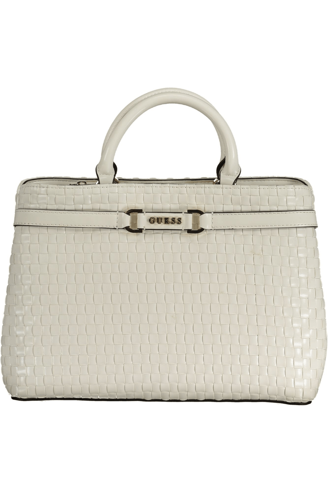 10030GUESS JEANS BORSA DONNA BIANCO