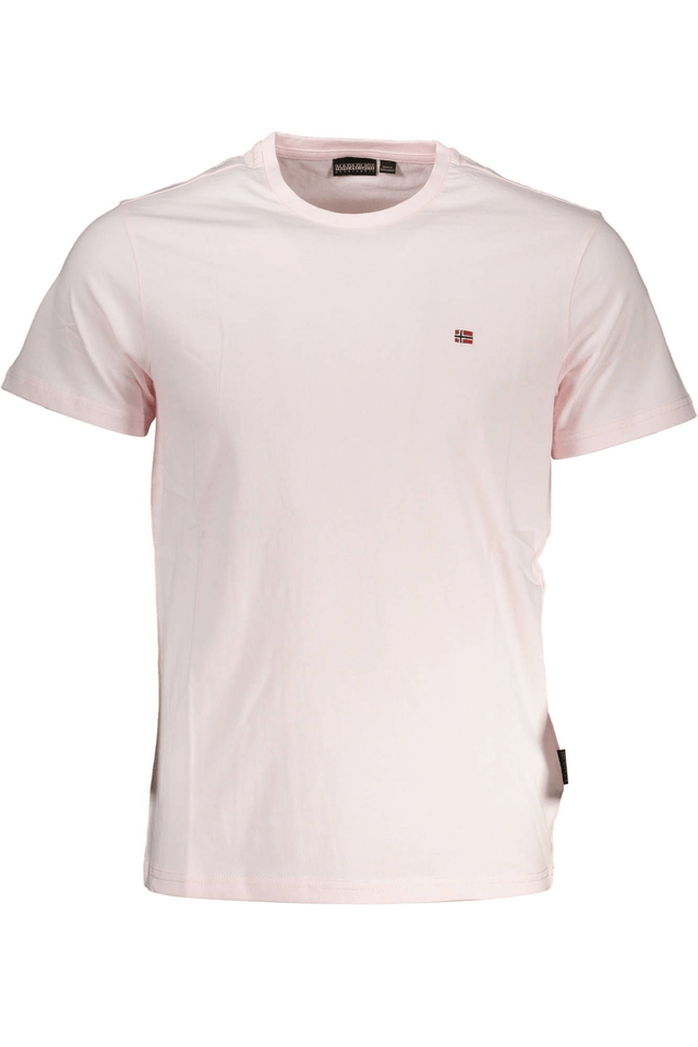 3449NAPAPIJRI T-SHIRT MANICHE CORTE UOMO ROSA