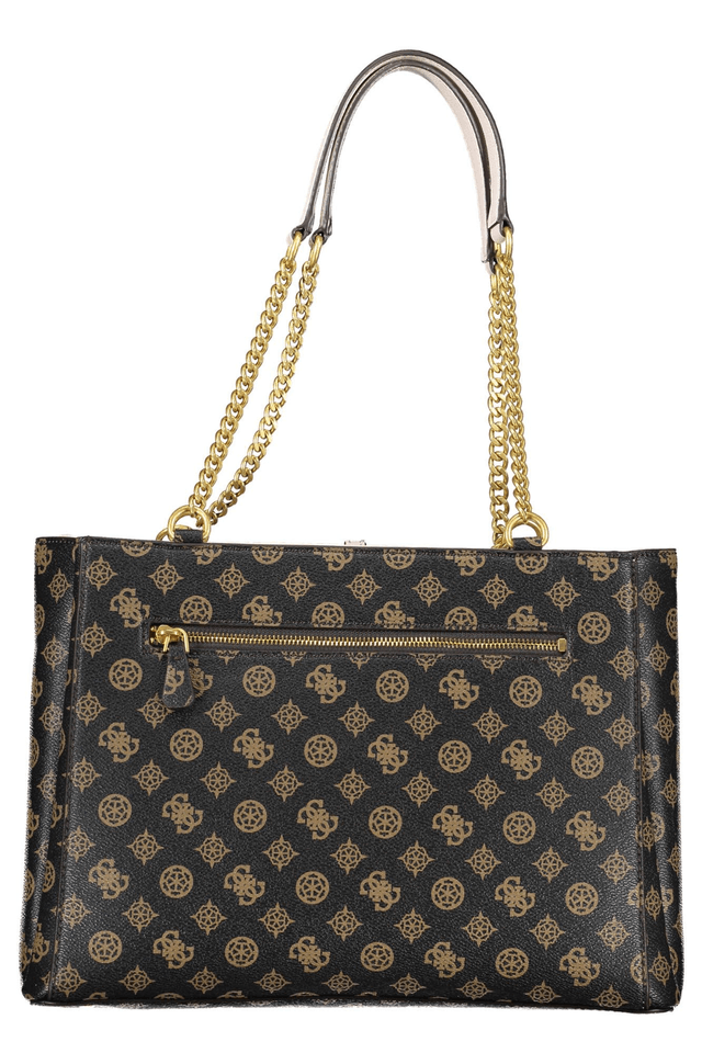 4572GUESS JEANS BORSA DONNA MARRONE