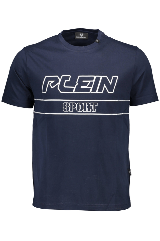 1210PLEIN SPORT T-SHIRT MANICHE CORTE UOMO BLU