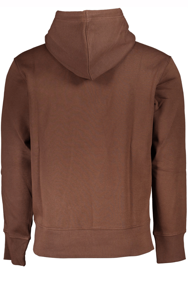 5500CALVIN KLEIN FELPA SENZA ZIP UOMO MARRONE