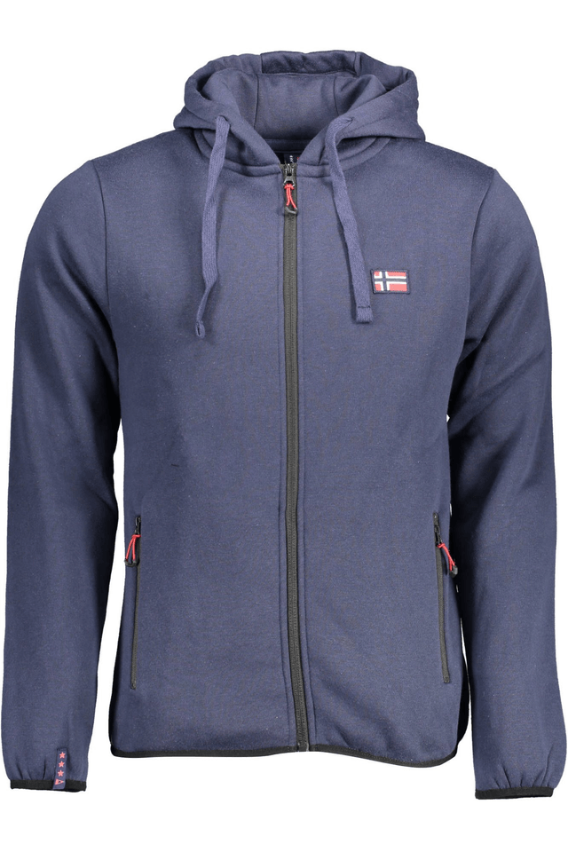 2649NORWAY 1963 FELPA CON ZIP UOMO BLU
