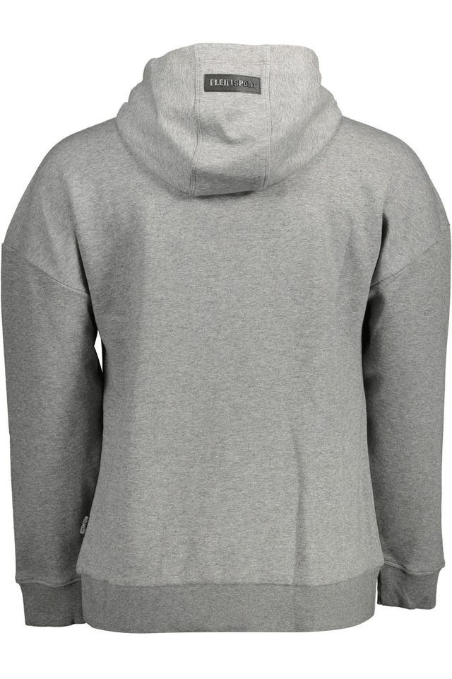 1478PLEIN SPORT FELPA SENZA ZIP UOMO GRIGIO